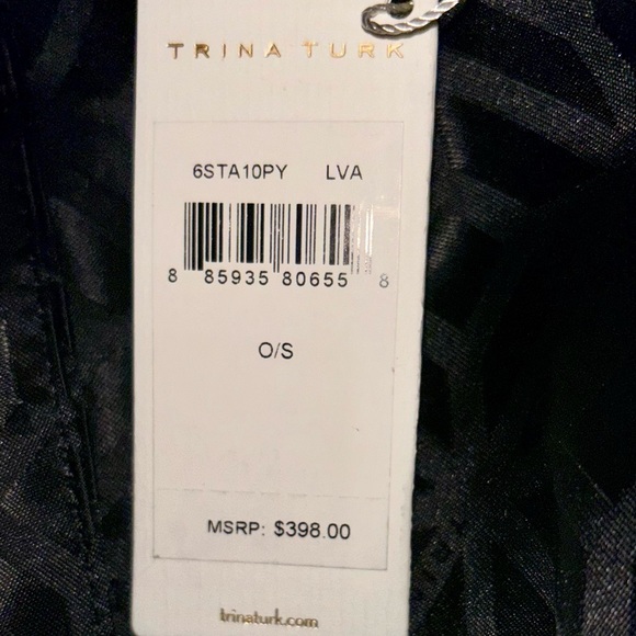 Trina Turk leather snakeskin print handbag NWT - Picture 4 of 11